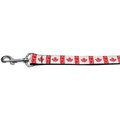 Unconditional Love Canadian Flag in Swirls Nylon Dog Leash 6 Foot UN751459